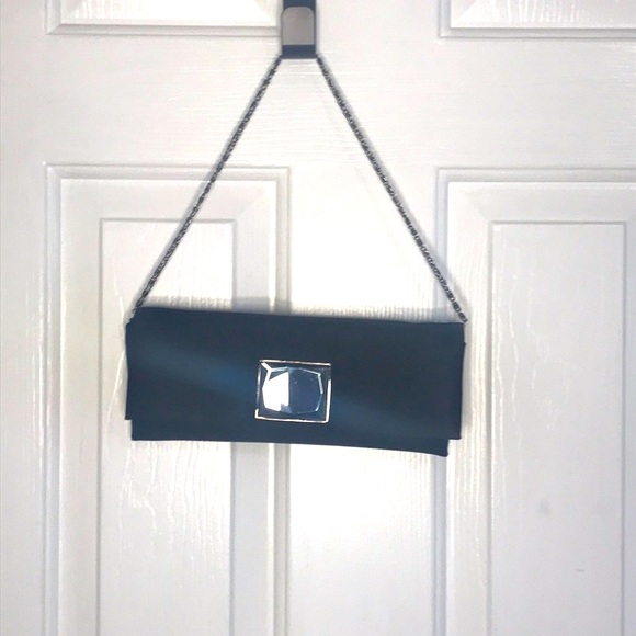 Kate Landry Handbags - Kate Landry Black Evening Clutch